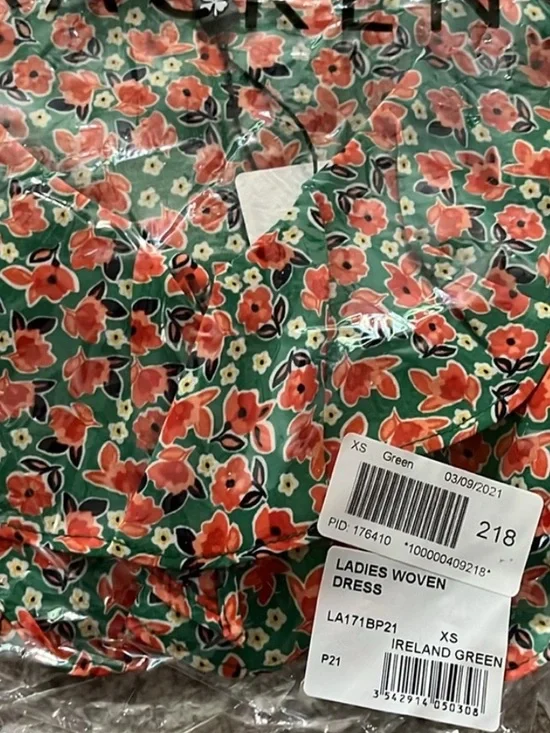 NWT Modcloth Molly Bracken Poised For Poppies Floral Ruffle Short Sleeve Dress - Picture 5 of 16
